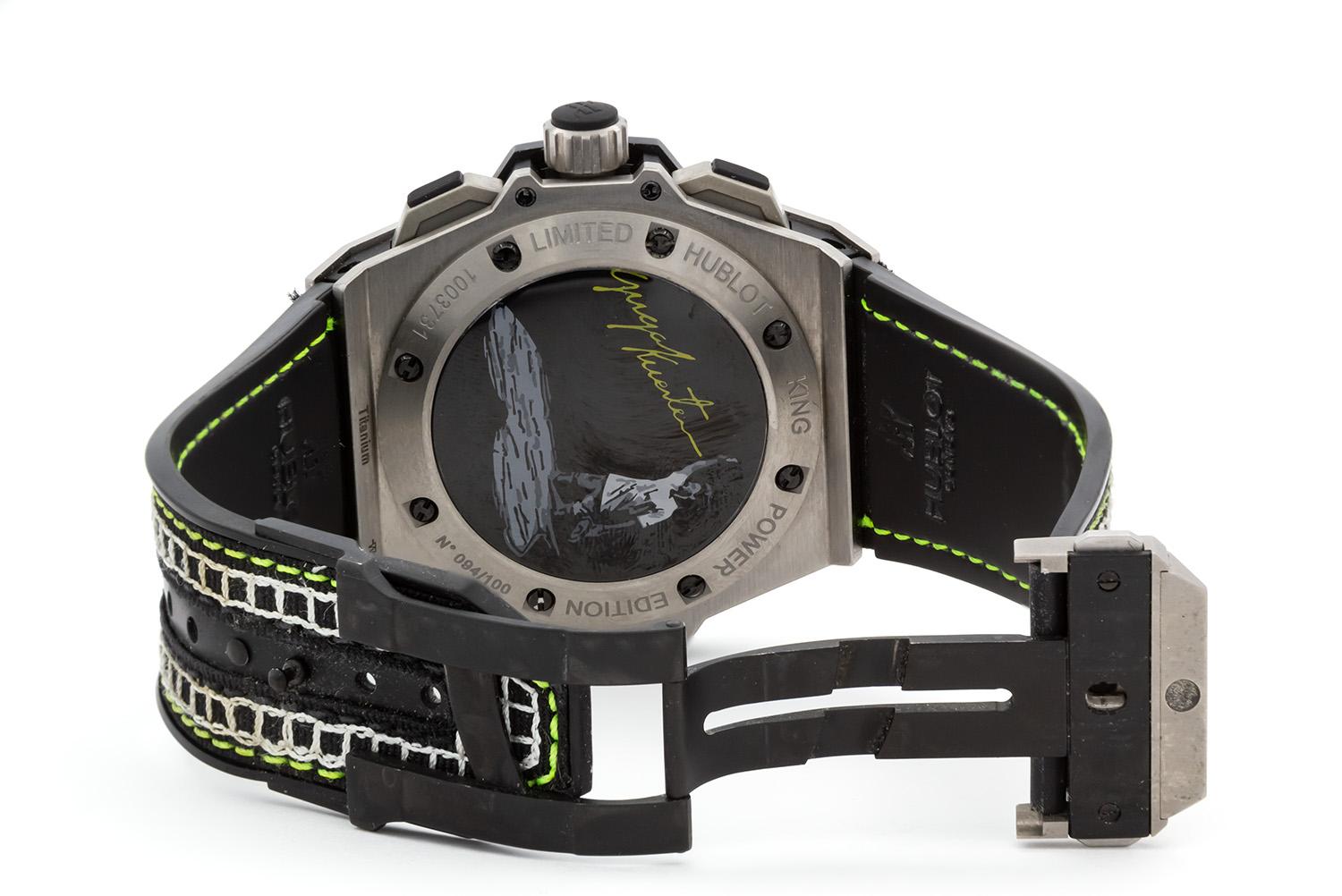 Contemporary Hublot Big Bang King Power Guga Limited Edition Titanium 703.NQ.1129.NR.GUG13