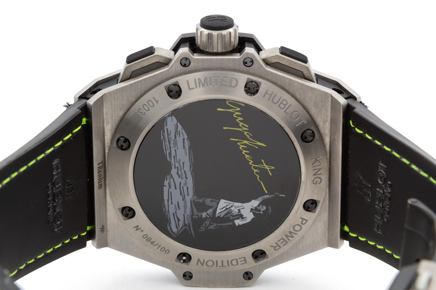 Hublot Big Bang King Power Guga Limited Edition Titanium 703.NQ.1129.NR.GUG13 In Good Condition In Tustin, CA