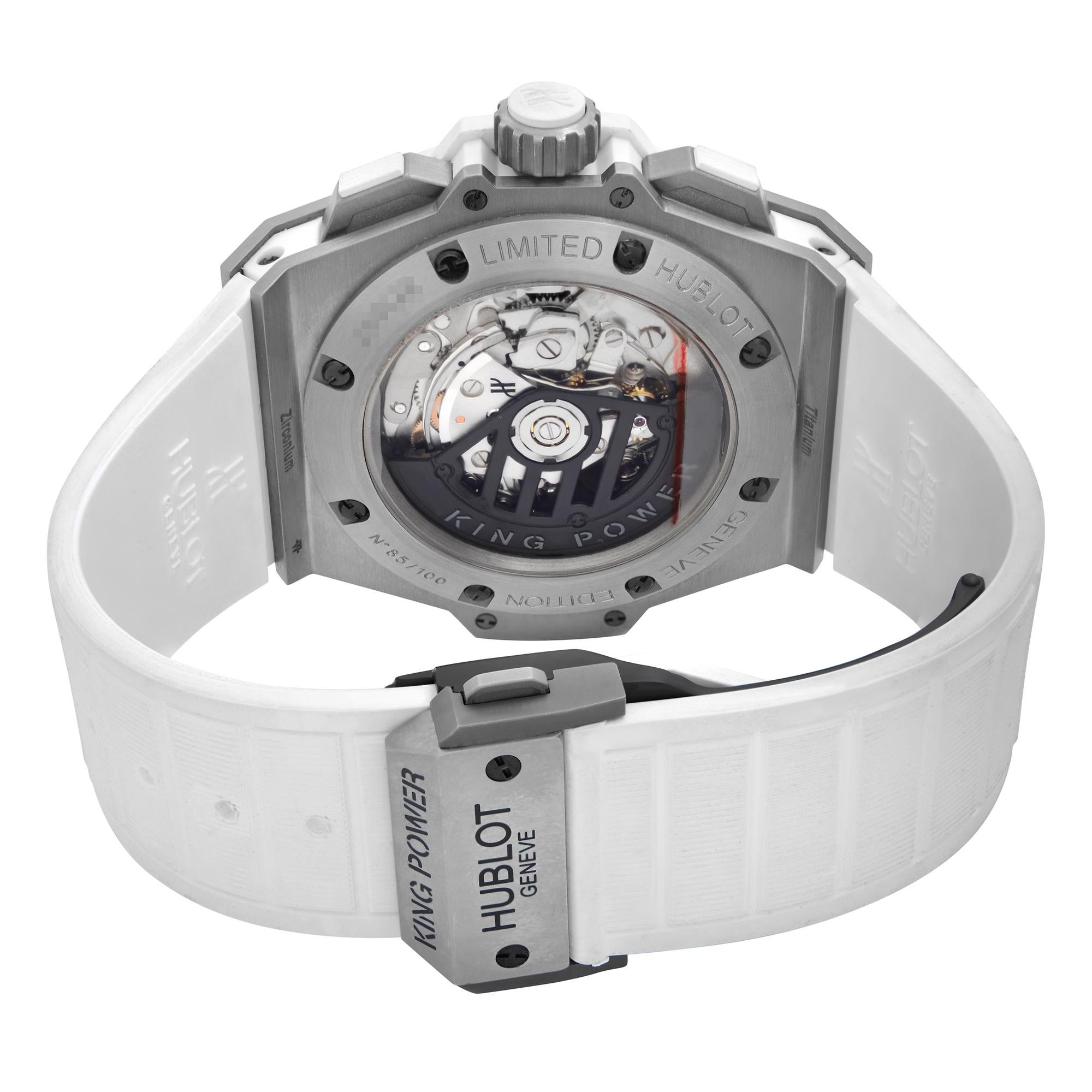 Hublot Big Bang King Power Titane Cadran Blanc Montre Homme 709.ZE.2110.RW 1
