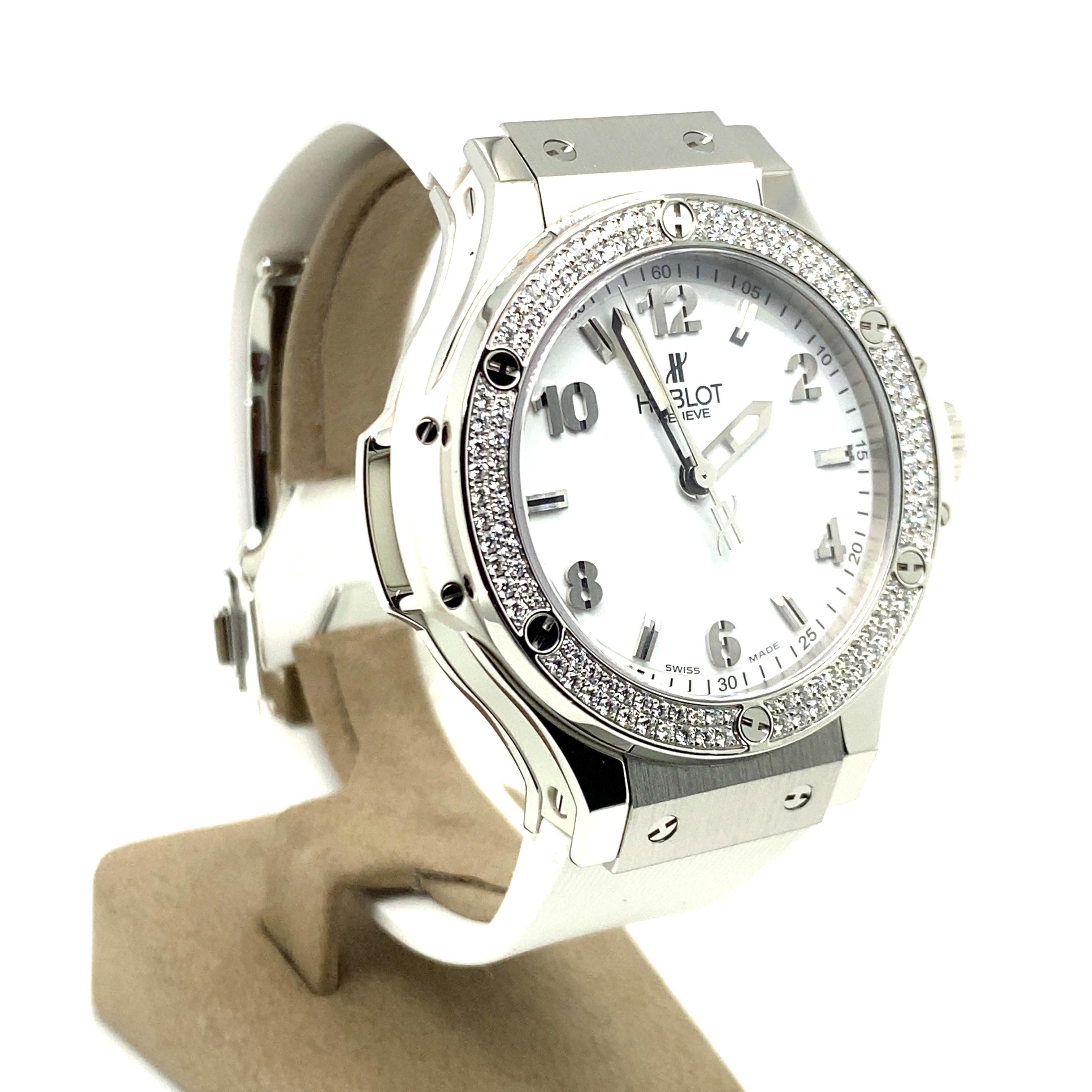 hublot geneve diamond watch