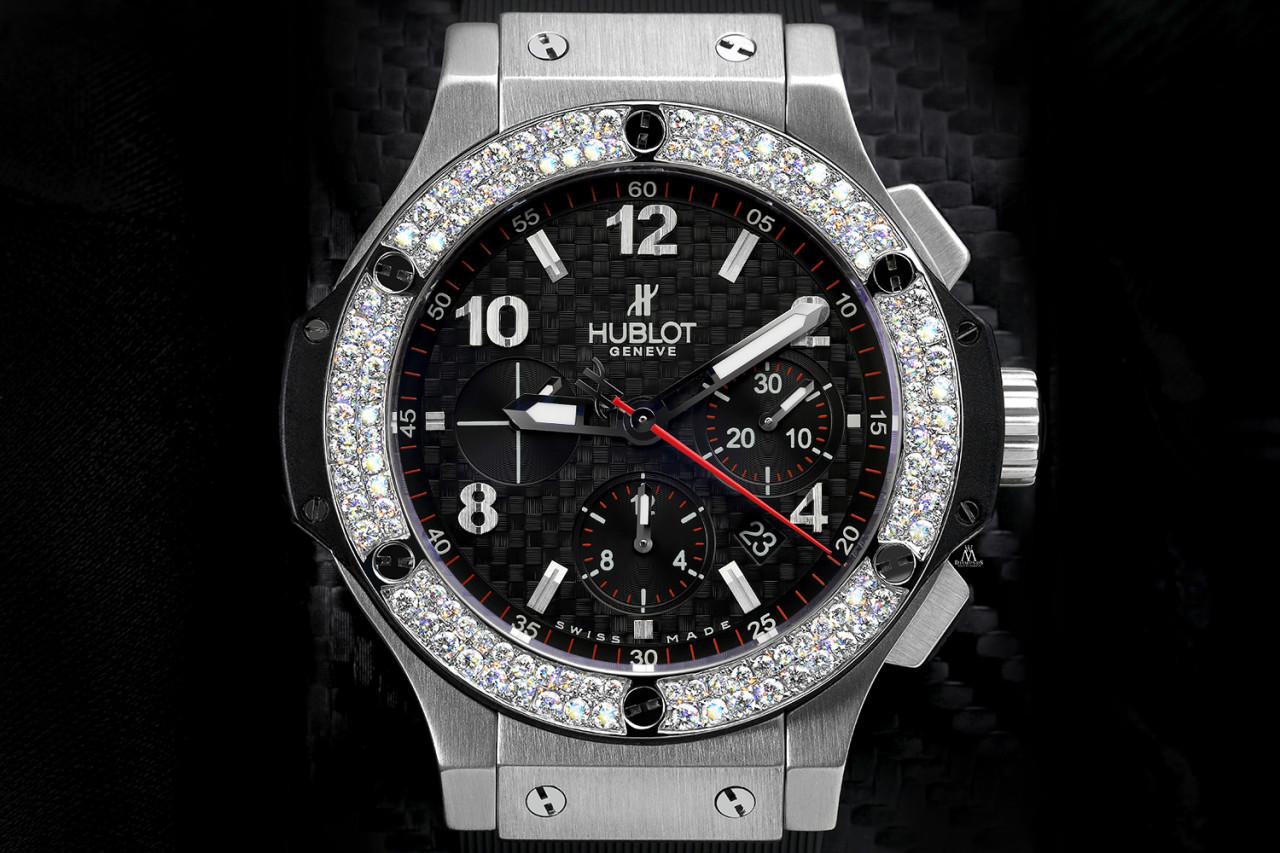 hublot black diamond watch
