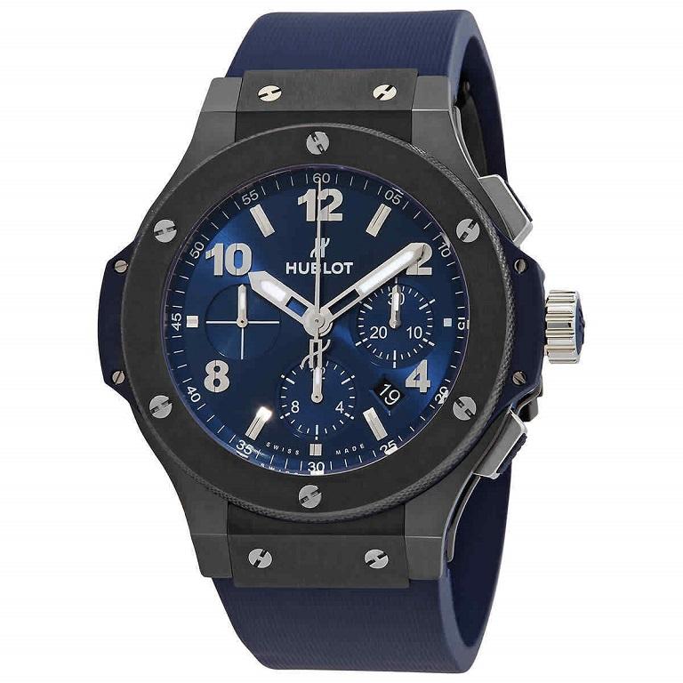 Reloj Hublot Big Bang Original Cerámica Azul 44mm Esfera Azul