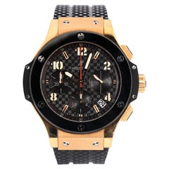 Hublot Big Bang Original Chronograph Automatic Watch Ceramic and Rose Gold