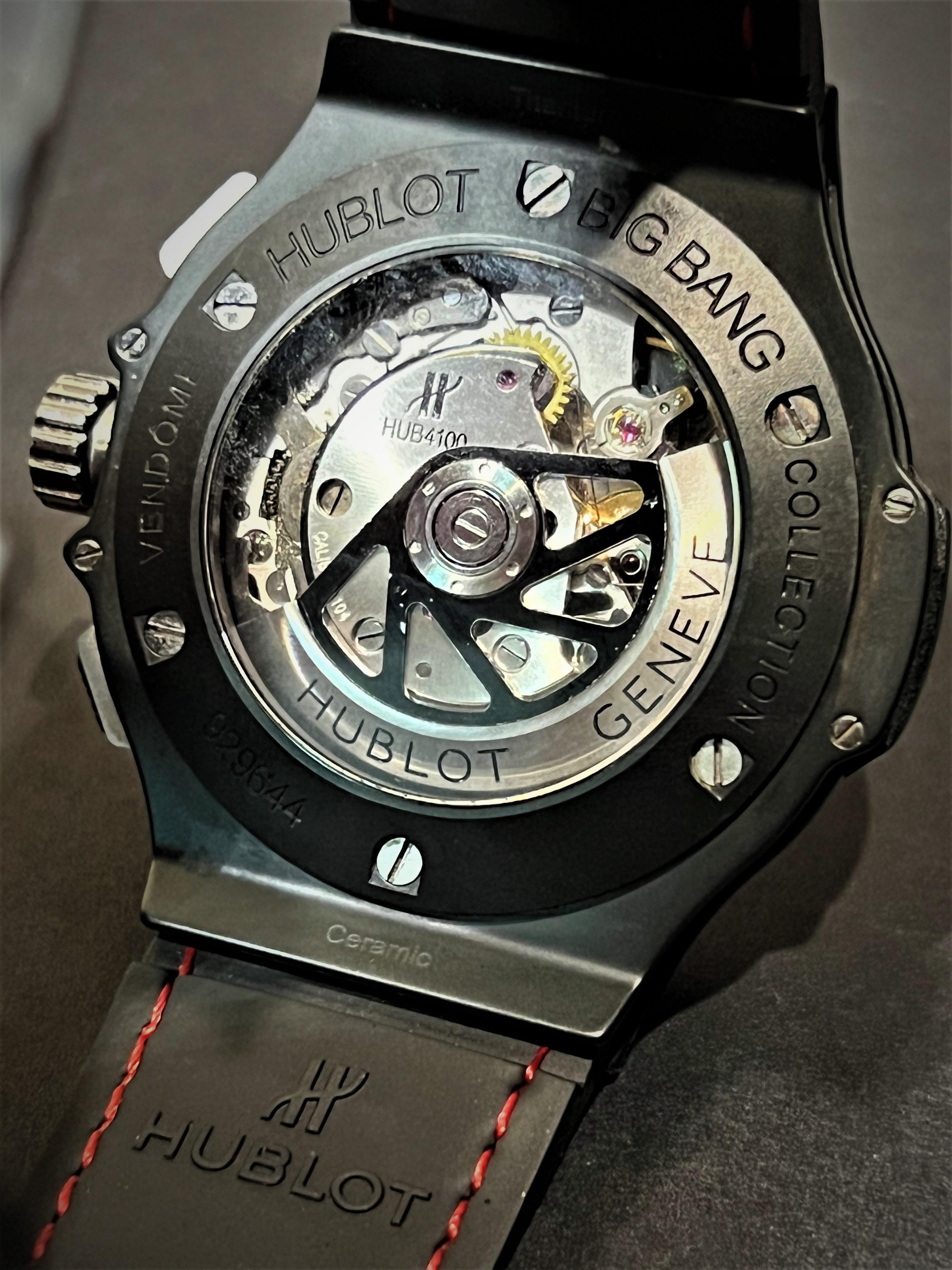 Hublot Big Bang Red Magic Vendome 44mm Ceramic Chronograph For Sale 4