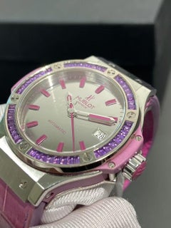 Hublot Big Bang Tutti Frutti Amethysts Stautomatic Movement 38mm Watch