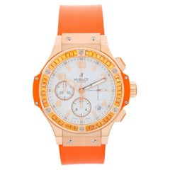 Hublot Big Bang Tutti Frutti Chrono 18K Rose Gold Orange Watch 341.PO.2010.LR.19
