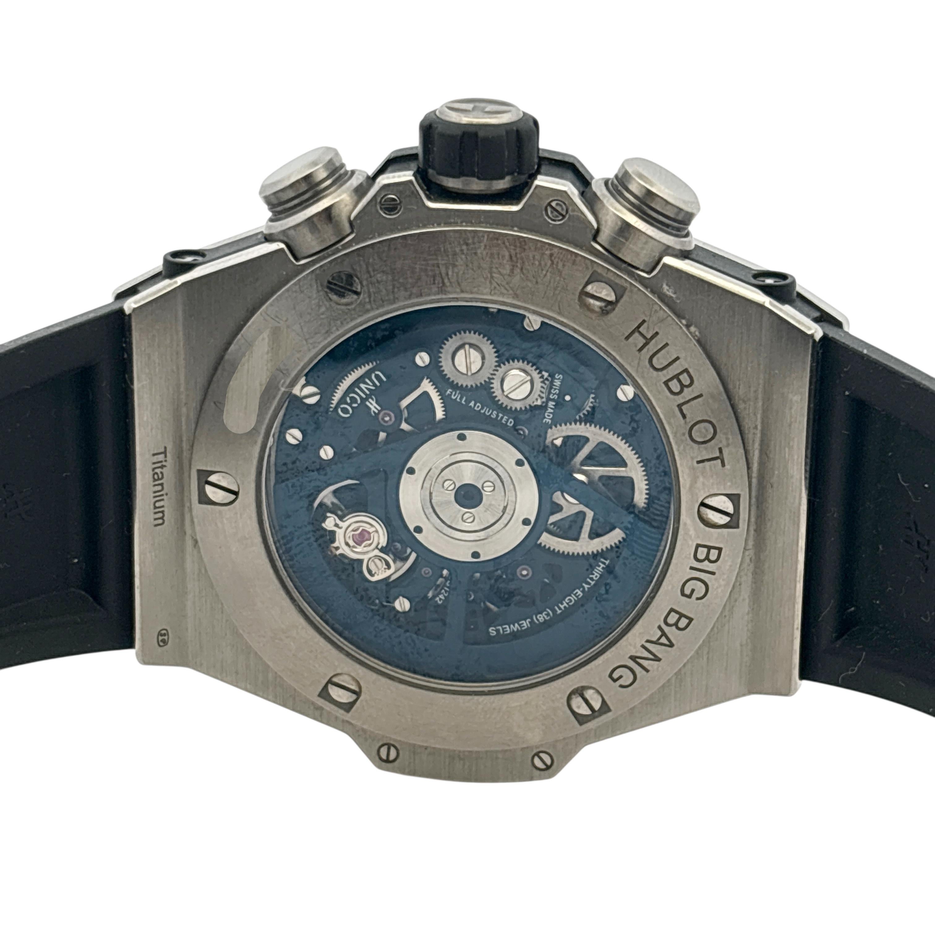 Hublot Big Bang Unico 421.NX.5170.RX Titan Blau Zifferblatt 44mm Uhr im Angebot 10