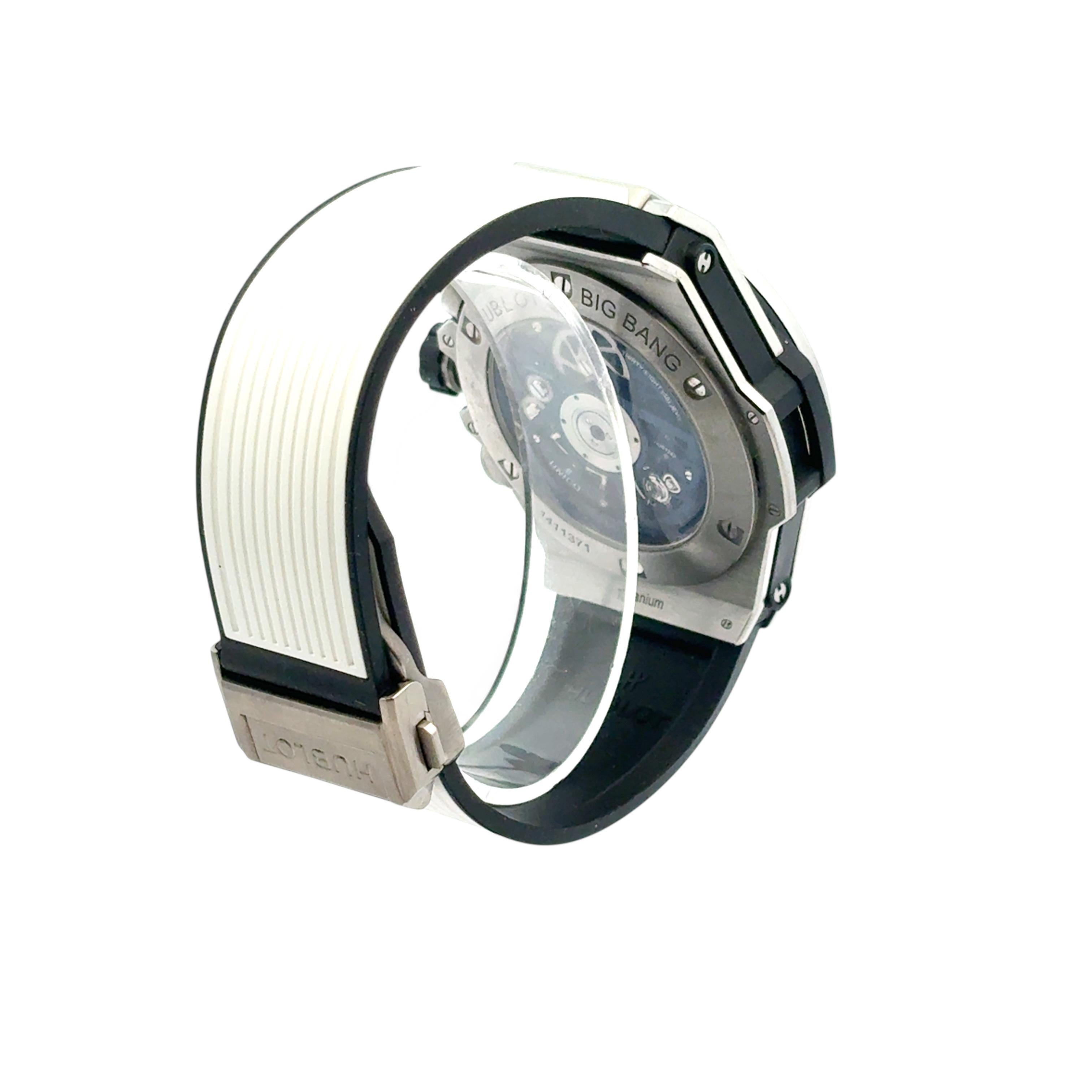 Hublot Big Bang Unico 421.NX.5170.RX Titan Blau Zifferblatt 44mm Uhr im Angebot 1