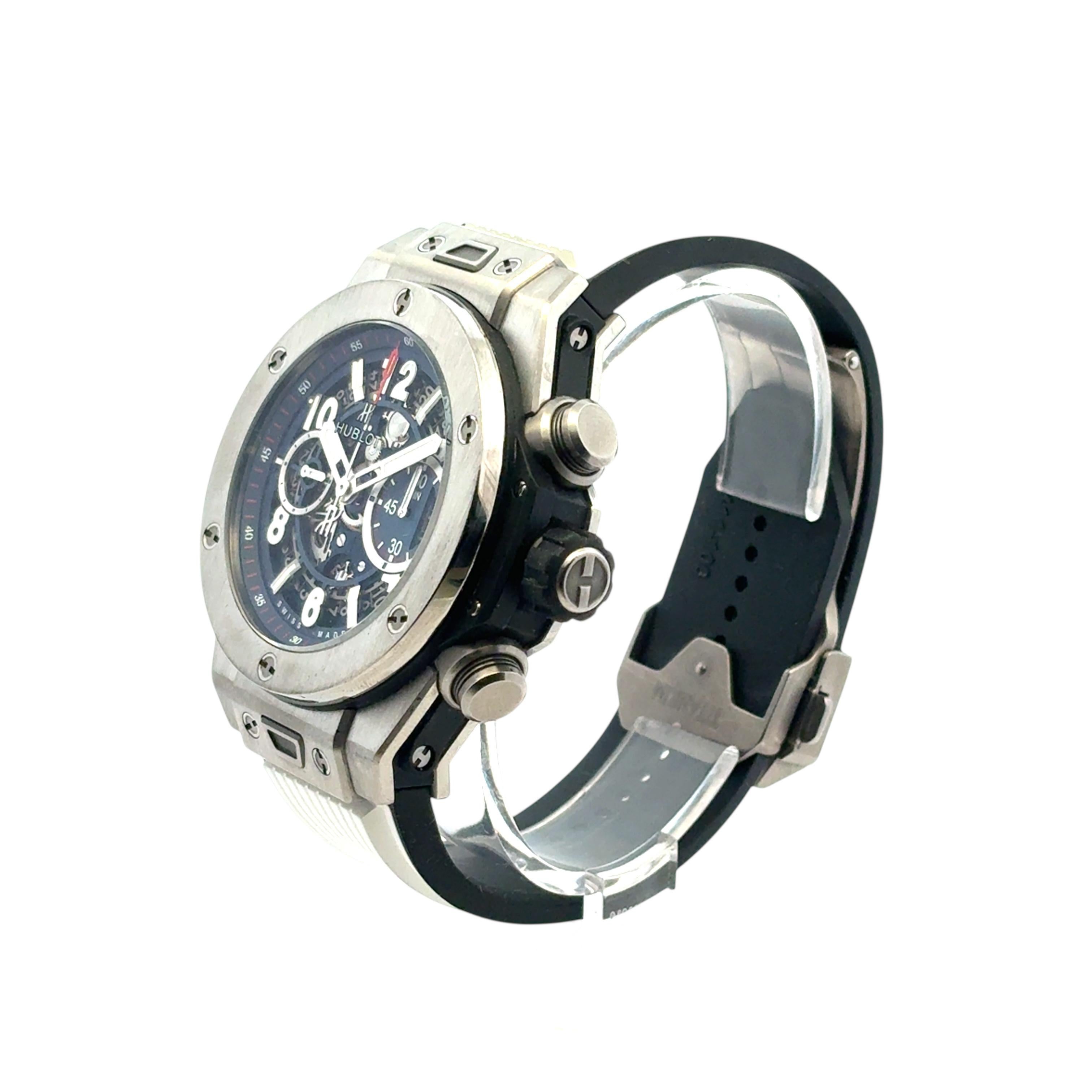 Hublot Big Bang Unico 421.NX.5170.RX Titan Blau Zifferblatt 44mm Uhr im Angebot 4