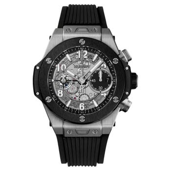Hublot Big Bang Titanium Skeleton Dial Watch, 21st century