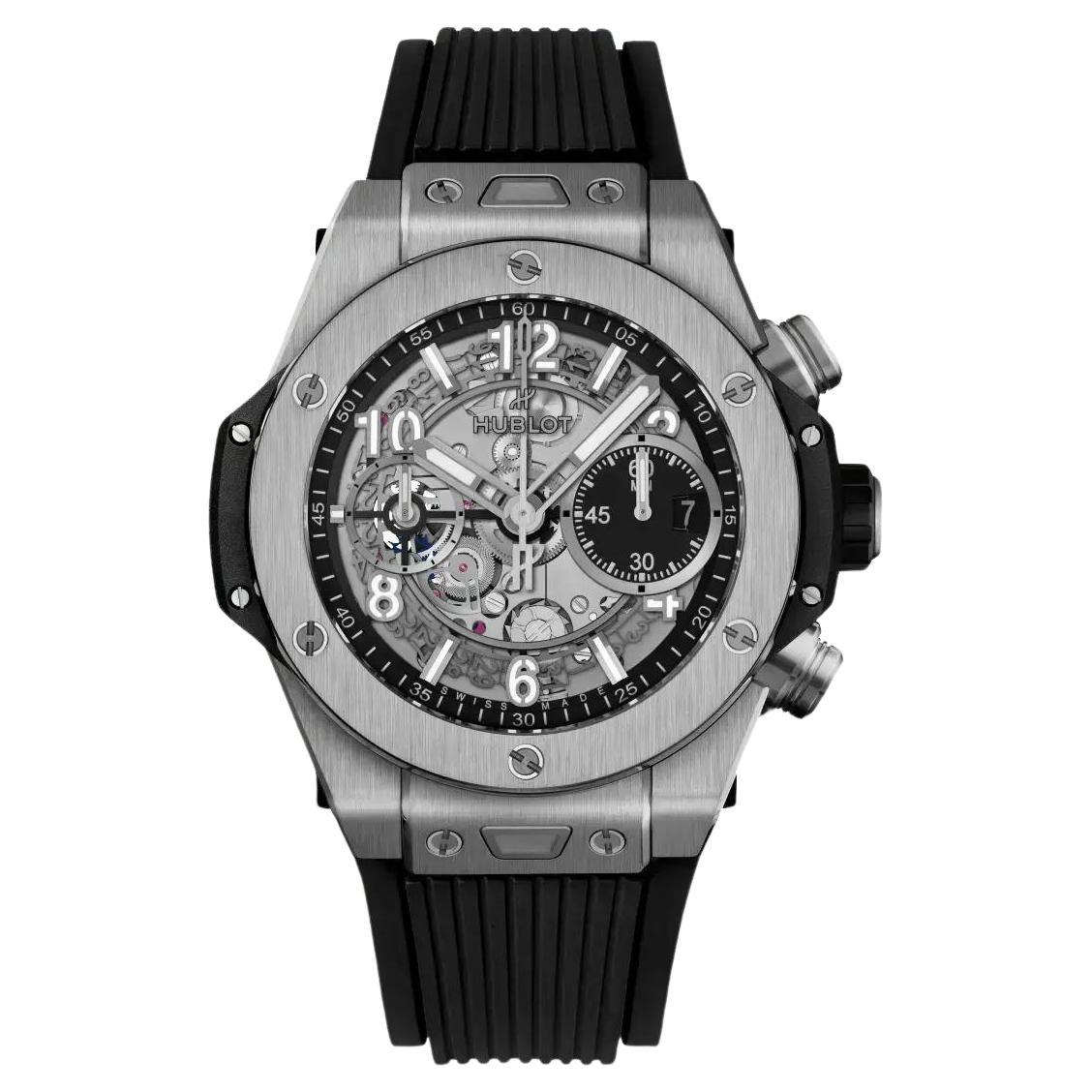 Hublot Big Bang UNICO Chronograph Titan Skelett Zifferblattuhr 441.NX.1171.RX