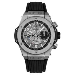 Used Hublot Big Bang UNICO Chronograph Titanium Skeleton Dial Watch 441.NX.1171.RX