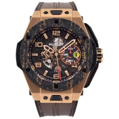 Hublot Big Bang Unico Ferrari:: 401.OJ.0123.VR:: or roi carbone