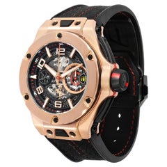 Hublot Big Bang Unico Ferrari 402.OX.0138.WR Orologio da uomo in titanio 18 carati/grigio rosa