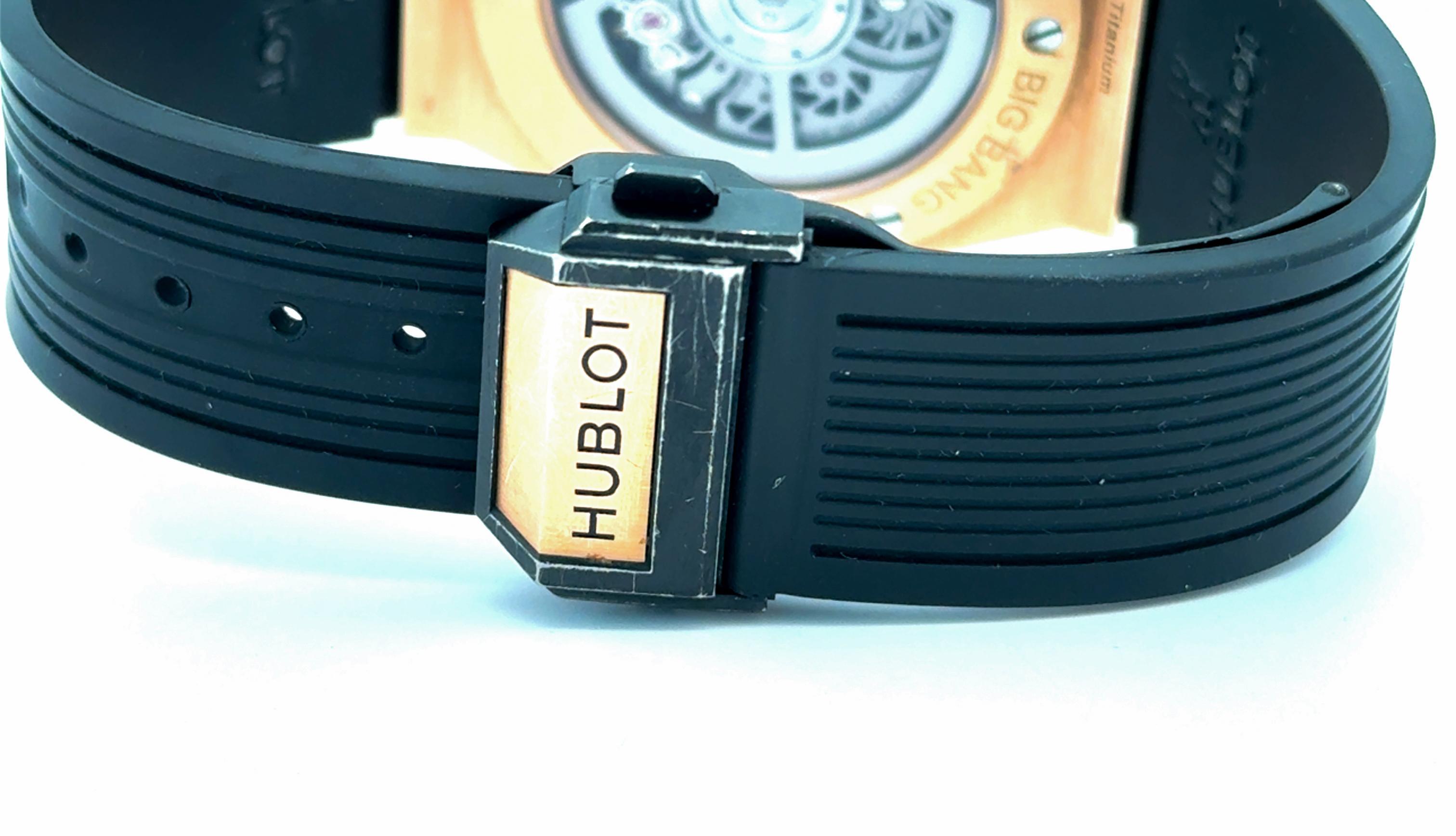 Montre Hublot Big Bang Unico Gold 18k Rose Gold Ceramic 44mm en vente 3