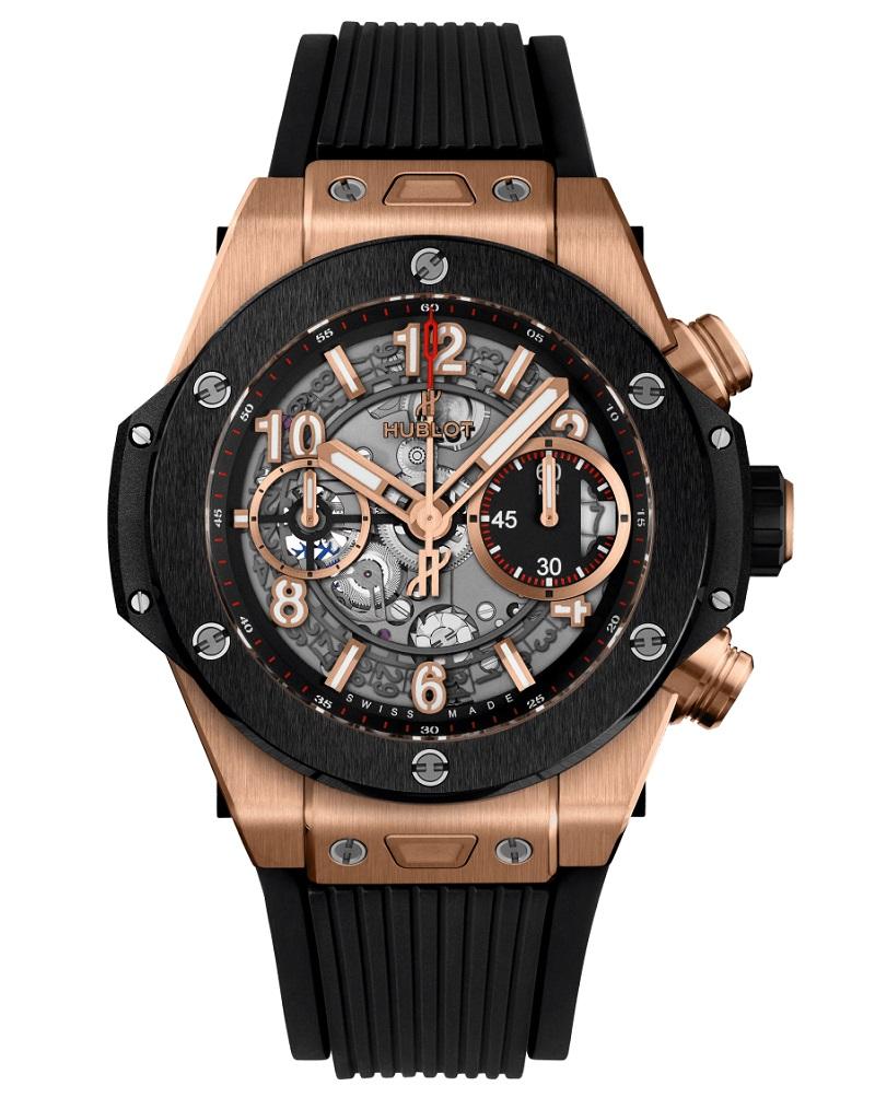 Hublot Big Bang Unico King Gold Keramik Herrenuhr 441.OM.1180.RX im Zustand „Neu“ im Angebot in Wilmington, DE