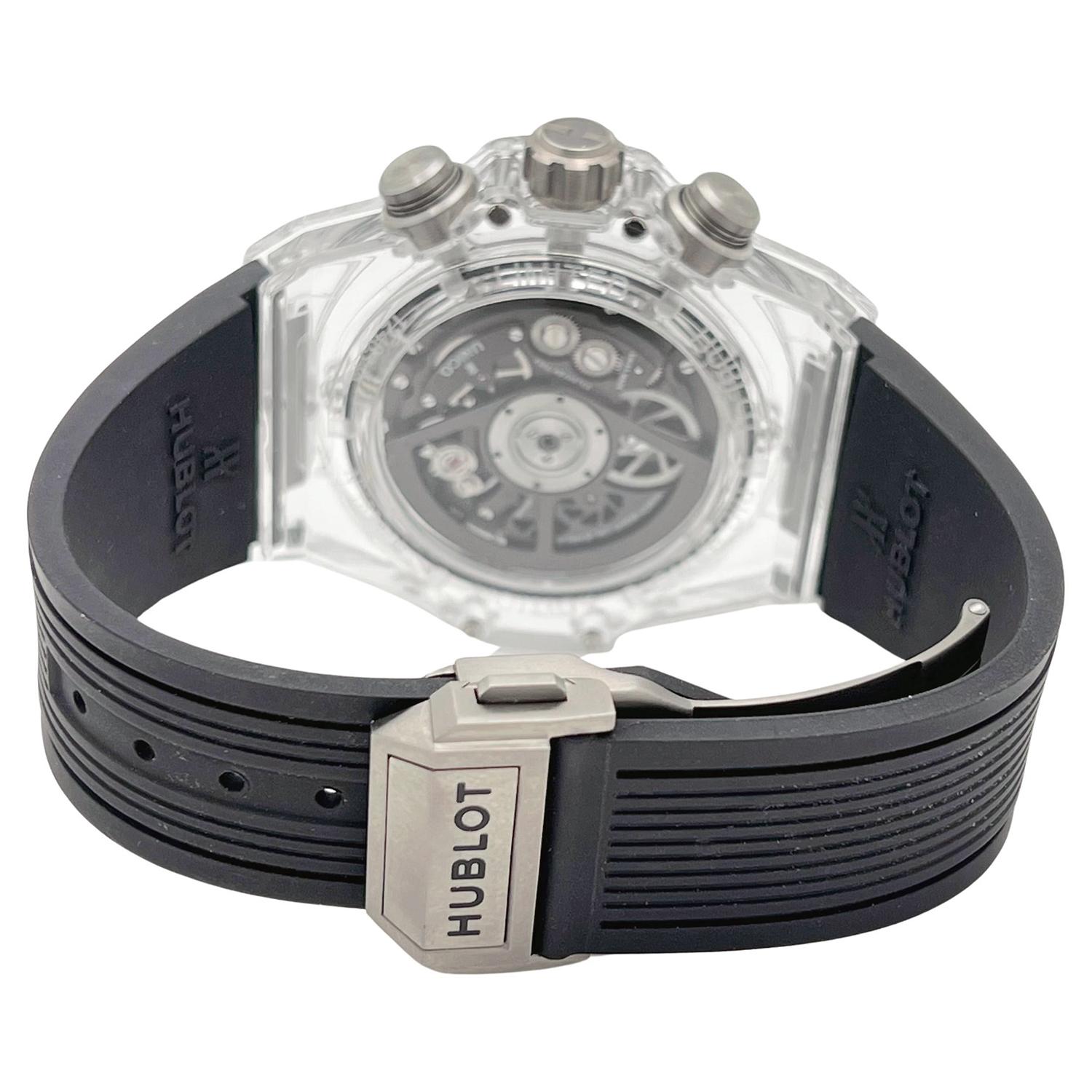 Hublot Big Bang UNICO Magic Sapphire Limited Edition Watch In Excellent Condition For Sale In Palm Beach, FL