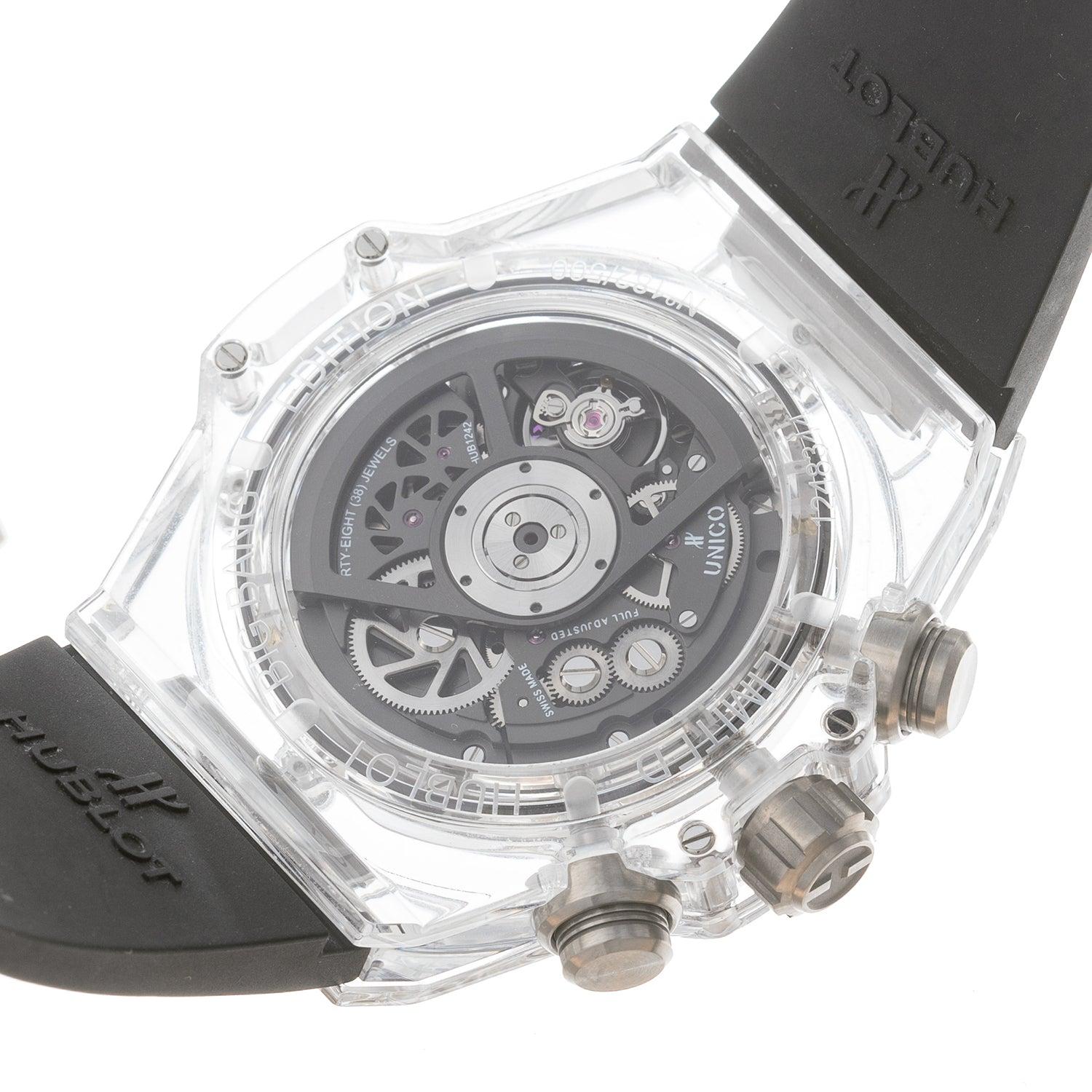 Mixed Cut Hublot Big Bang UNICO Magic Sapphire Limited Edition Watch For Sale