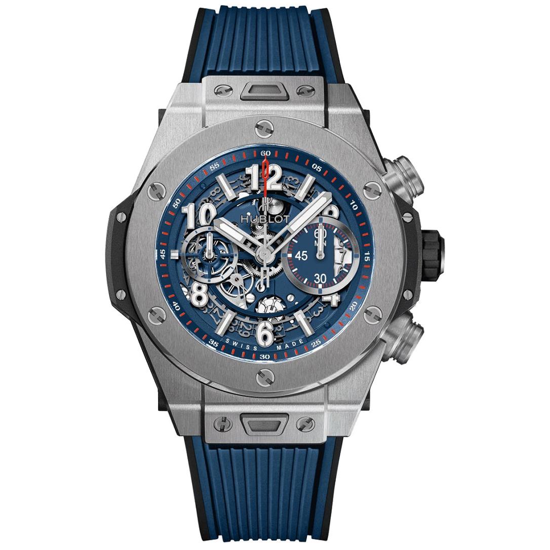 Hublot Big Bang Unico Titanium Blue Men's Watch 411.NX.5179.RX