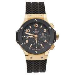 Hublot Black 18k Rose Gold Ceramic Rubber Big Bang 301.PB.131.RX 44 mm