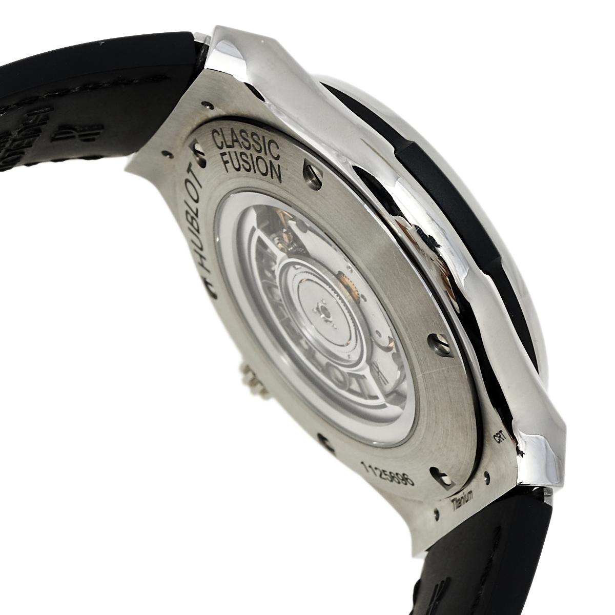 Hublot Black Titanium Classic Fusion 511.NX.1170.LR Men's Wristwatch 45 mm 1