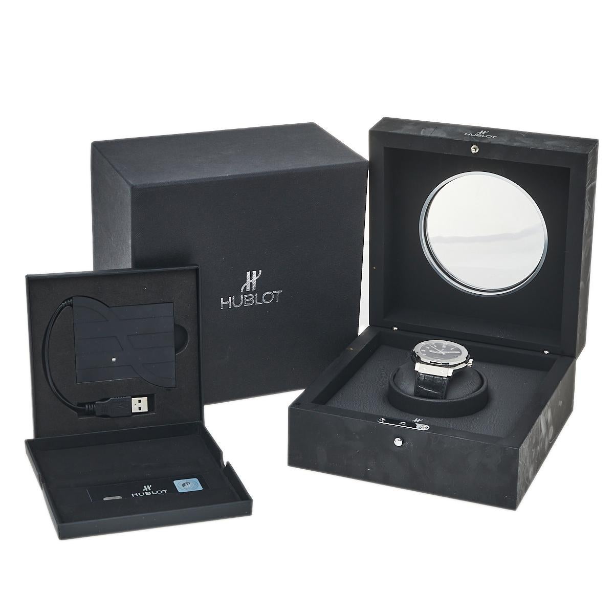 Hublot Black Titanium Classic Fusion 511.NX.1170.LR Men's Wristwatch 45 mm 3
