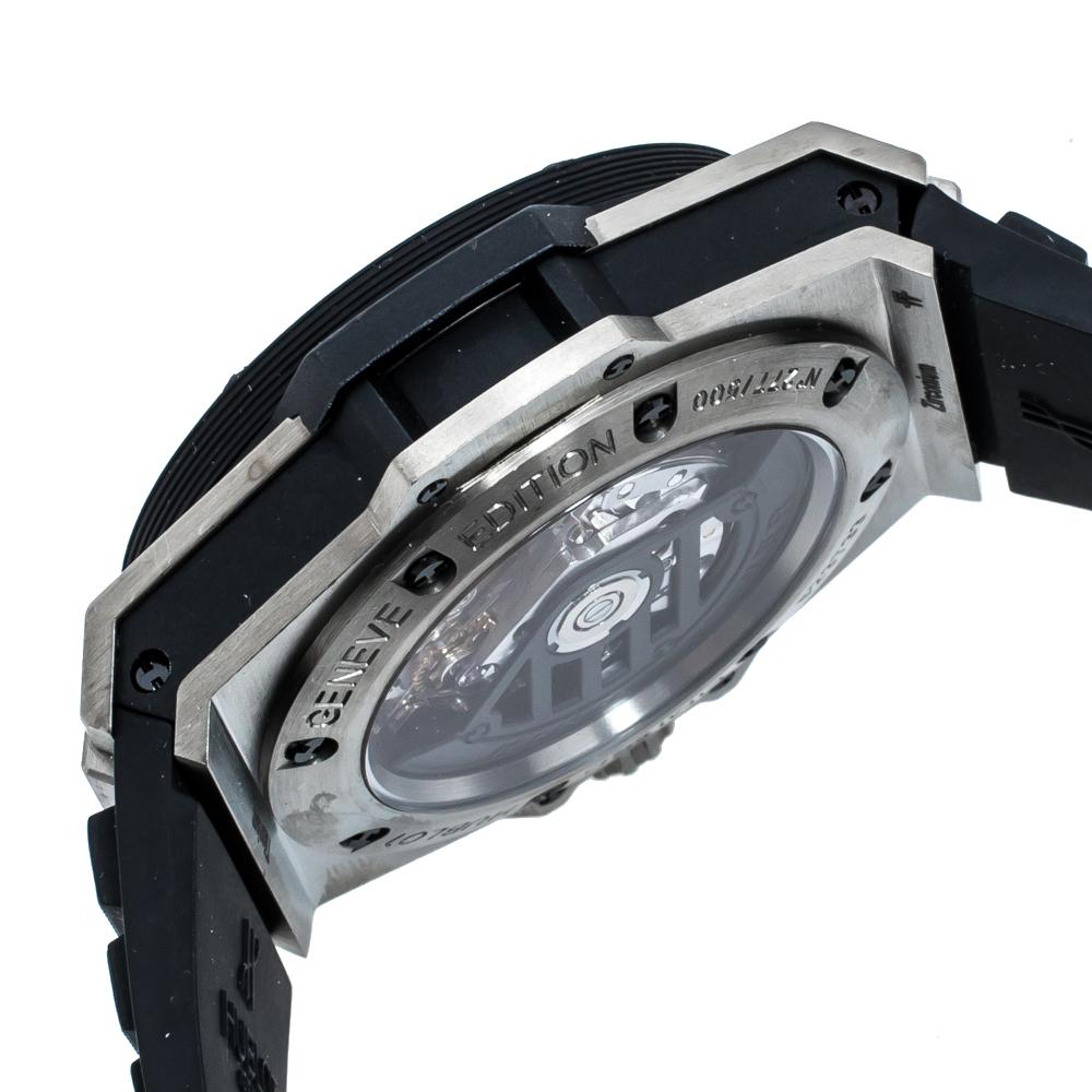 Hublot Black Zirconium Titanium Limited Edition 715.ZX.11 Men's Wristwatch 48 mm 1