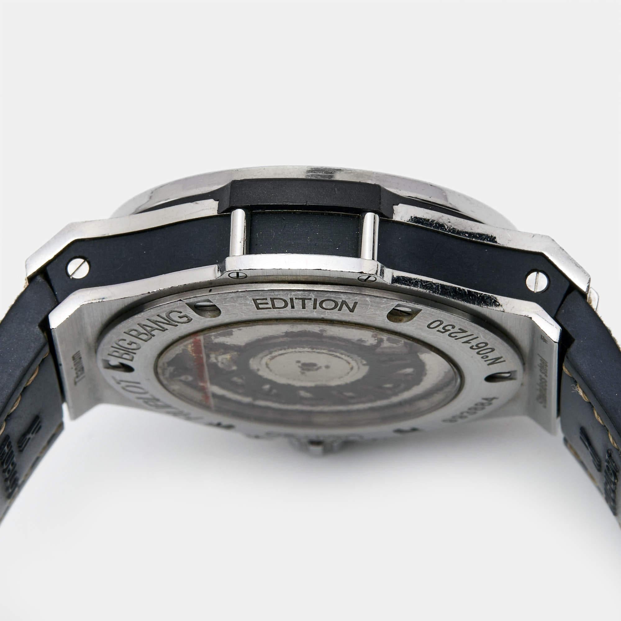 Hublot BlueDiamond 341.SX.2710.NR.1104.JEANS Men's Wristwatch 41 mm For Sale 2