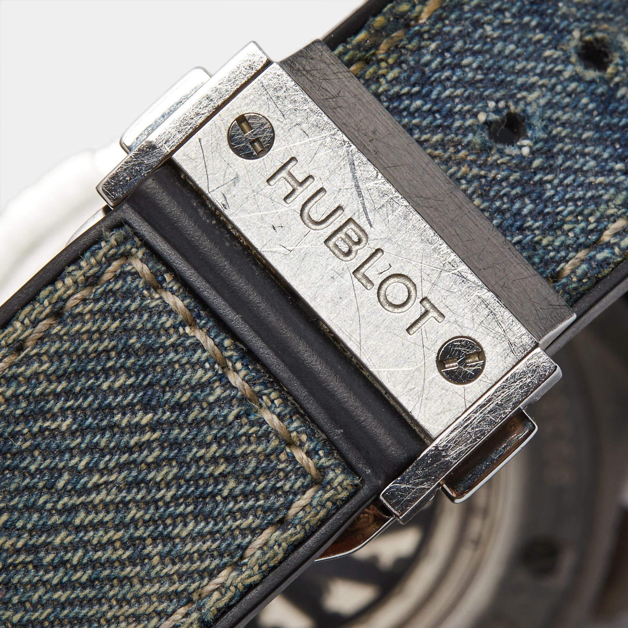 Hublot BlueDiamond 341.SX.2710.NR.1104.JEANS Men's Wristwatch 41 mm 3