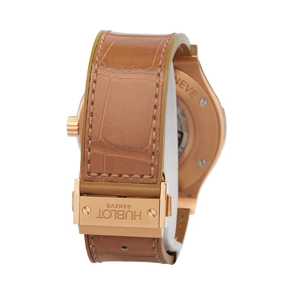Modern Hublot Classic Fusion 18K Rose Gold 511.PA.5380.LR.1918 Wristwatch