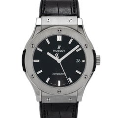 Hublot Classic Fusion 45MM Black Dial Titanium Automatic Watch
