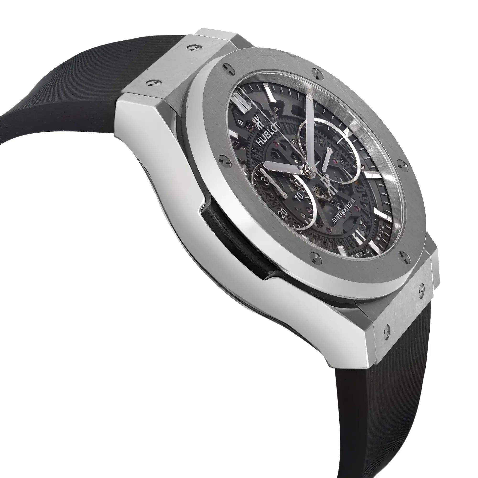 Hublot Classic Fusion Titanium Skelett Zifferblatt Automatikuhr 525.NX.0170.LR Herren