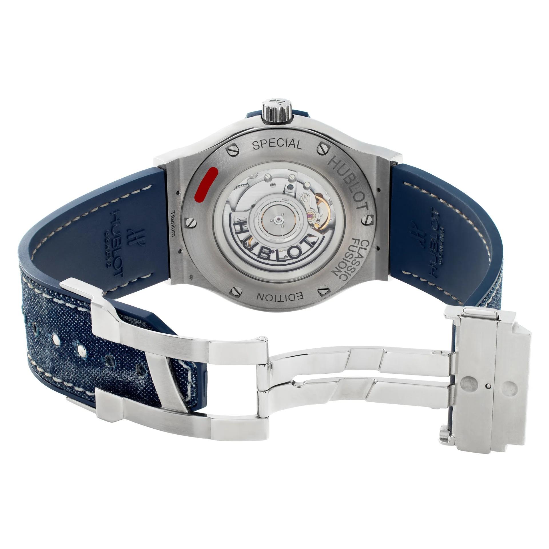 Men's Hublot Classic Fusion 511.NX.2700.NR.TRS17 Titanium dial 45mm Automatic watch For Sale