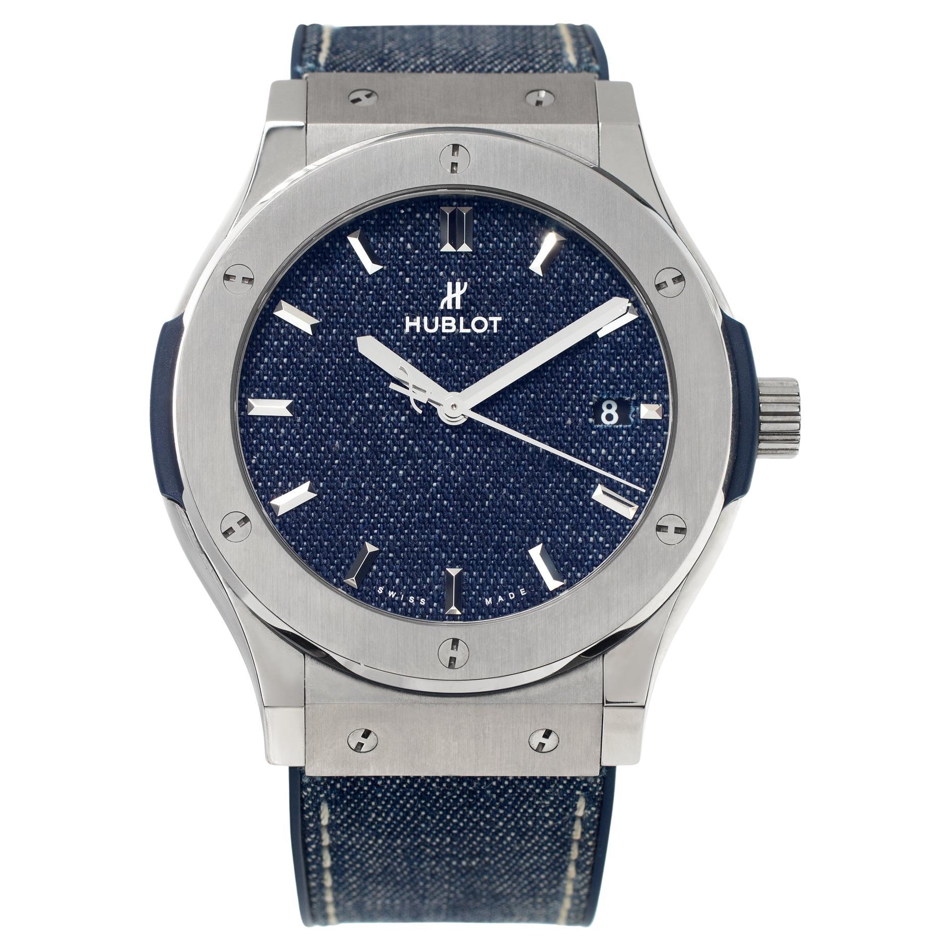 Hublot Classic Fusion 511.NX.2700.NR.TRS17 Titanium dial 45mm Automatic watch For Sale