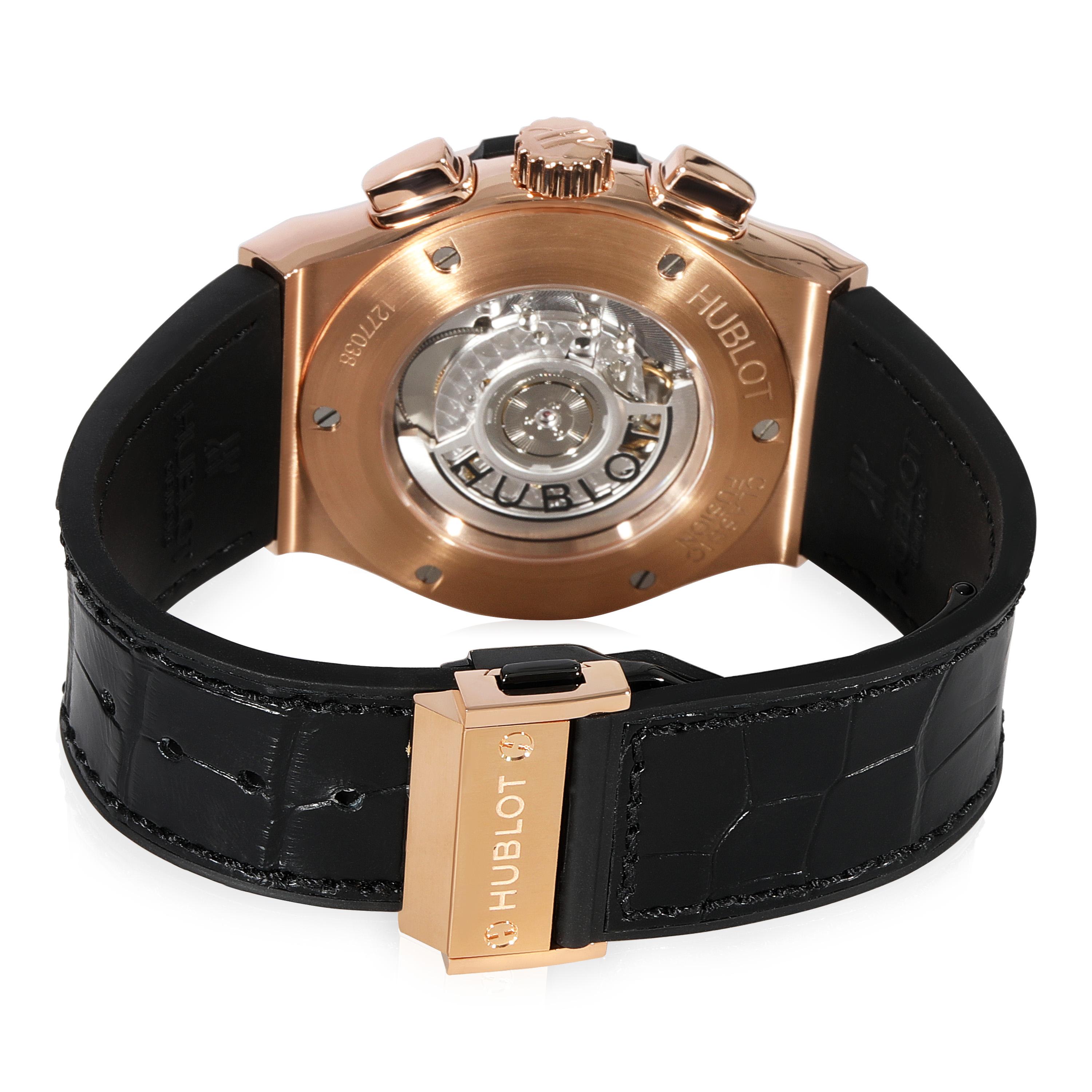 Hublot Classic Fusion 525.OX.0180.LR Men's Watch in 18kt Rose Gold For