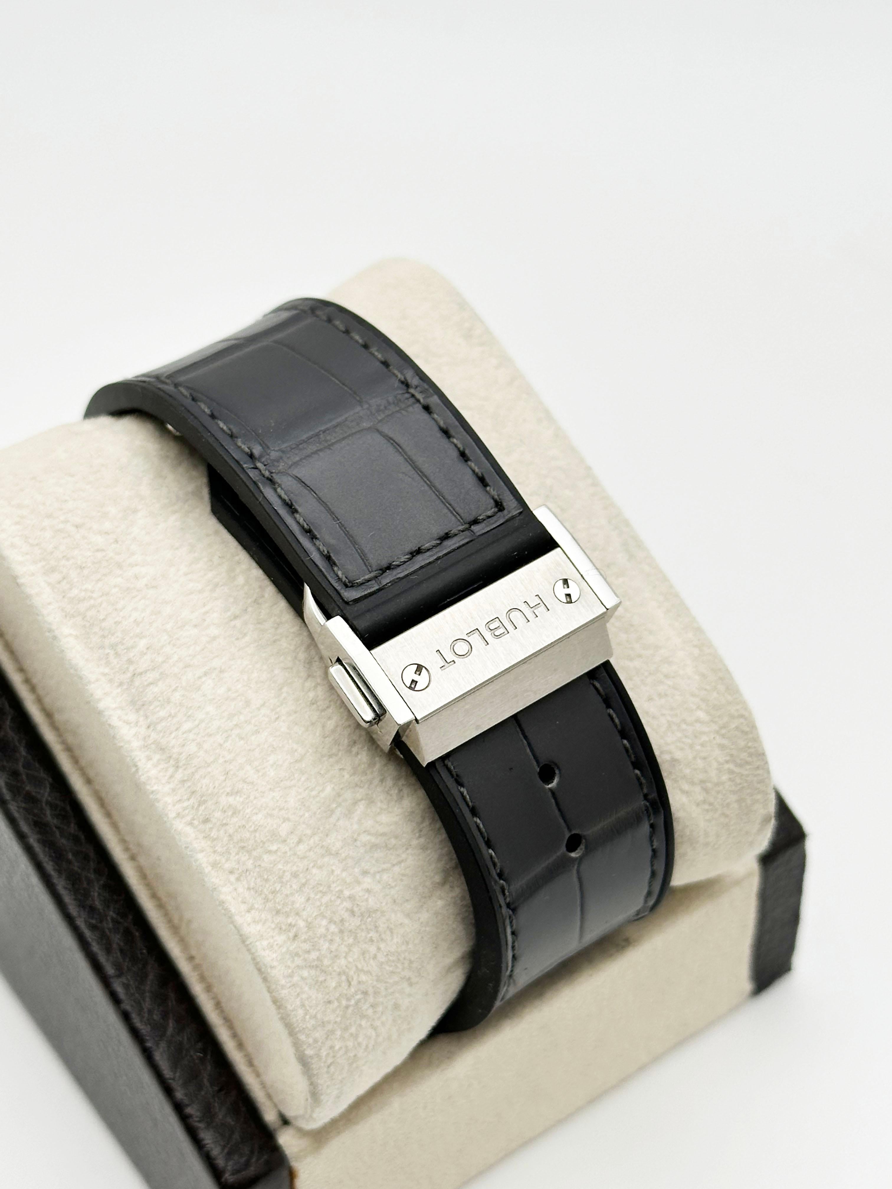 Hublot Classic Fusion 542.NX.2611.LR Opaline Dial Titanium 42mm Box Receipt For Sale 2