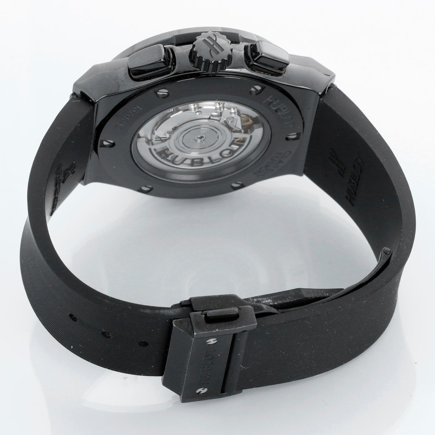 Hublot Classic Fusion Aerofusion Black Magic Chronograph Automatic Montre pour hommes en vente 1
