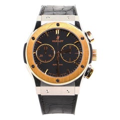 Hublot Classic Fusion Aerofusion Chronograph Automatic Watch Titanium and Rose G