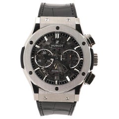 Hublot Classic Fusion Aerofusion Chronograph Skeleton Automatic Watch Titanium