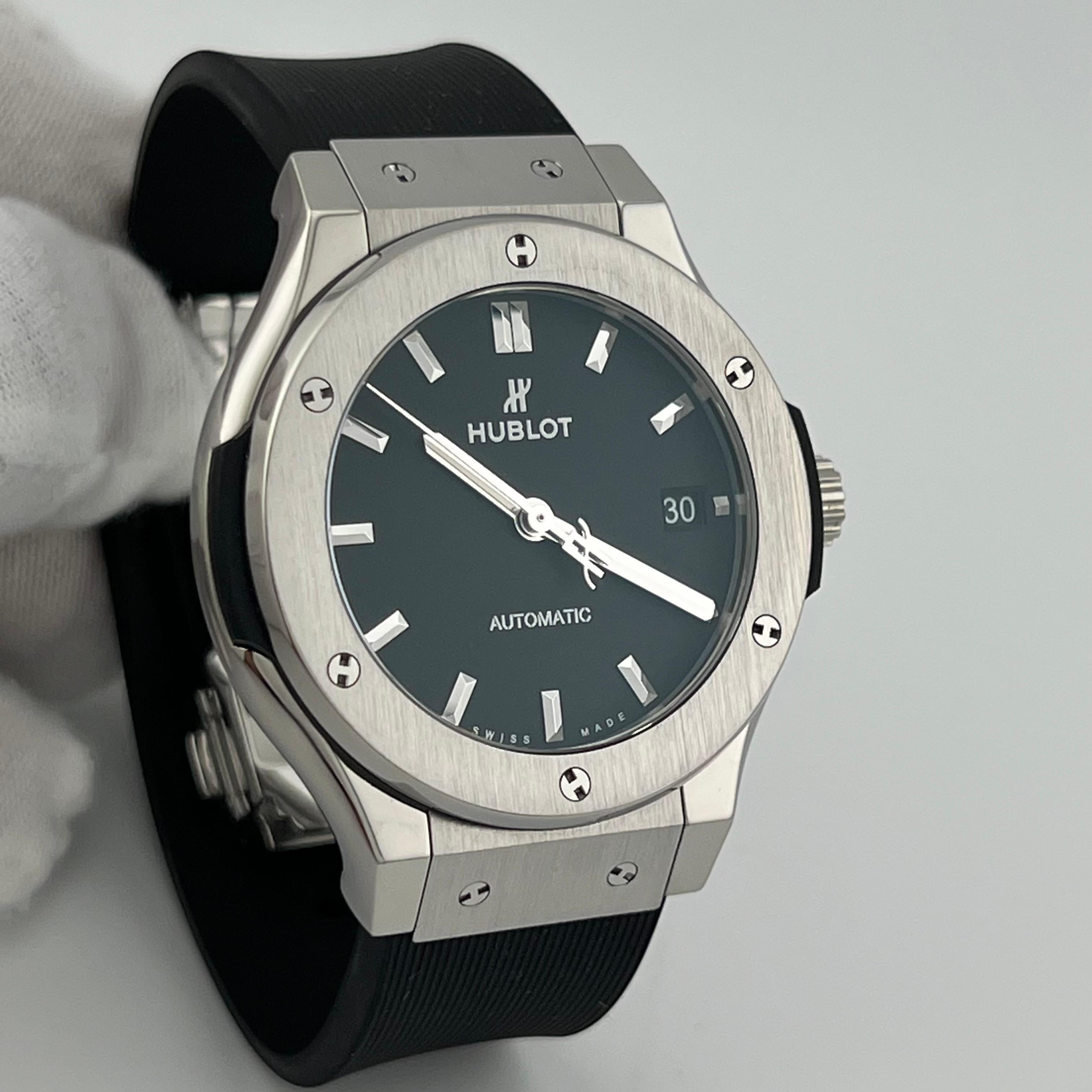 Hublot Classic Fusion Automático 565.NX.1470.RX 38mm Caja de titanio en venta 7