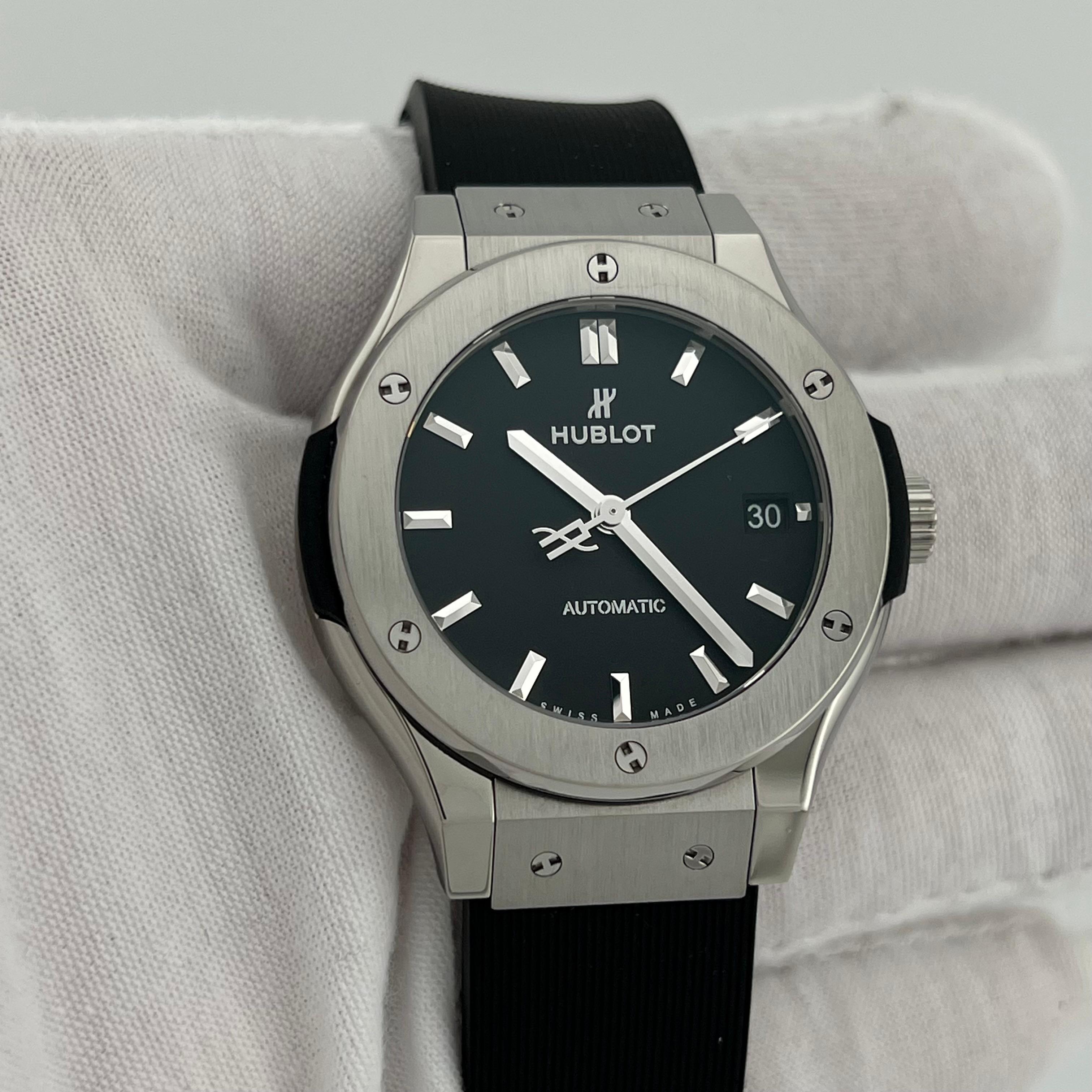 Hublot Classic Fusion Automático 565.NX.1470.RX 38mm Caja de titanio en venta 11
