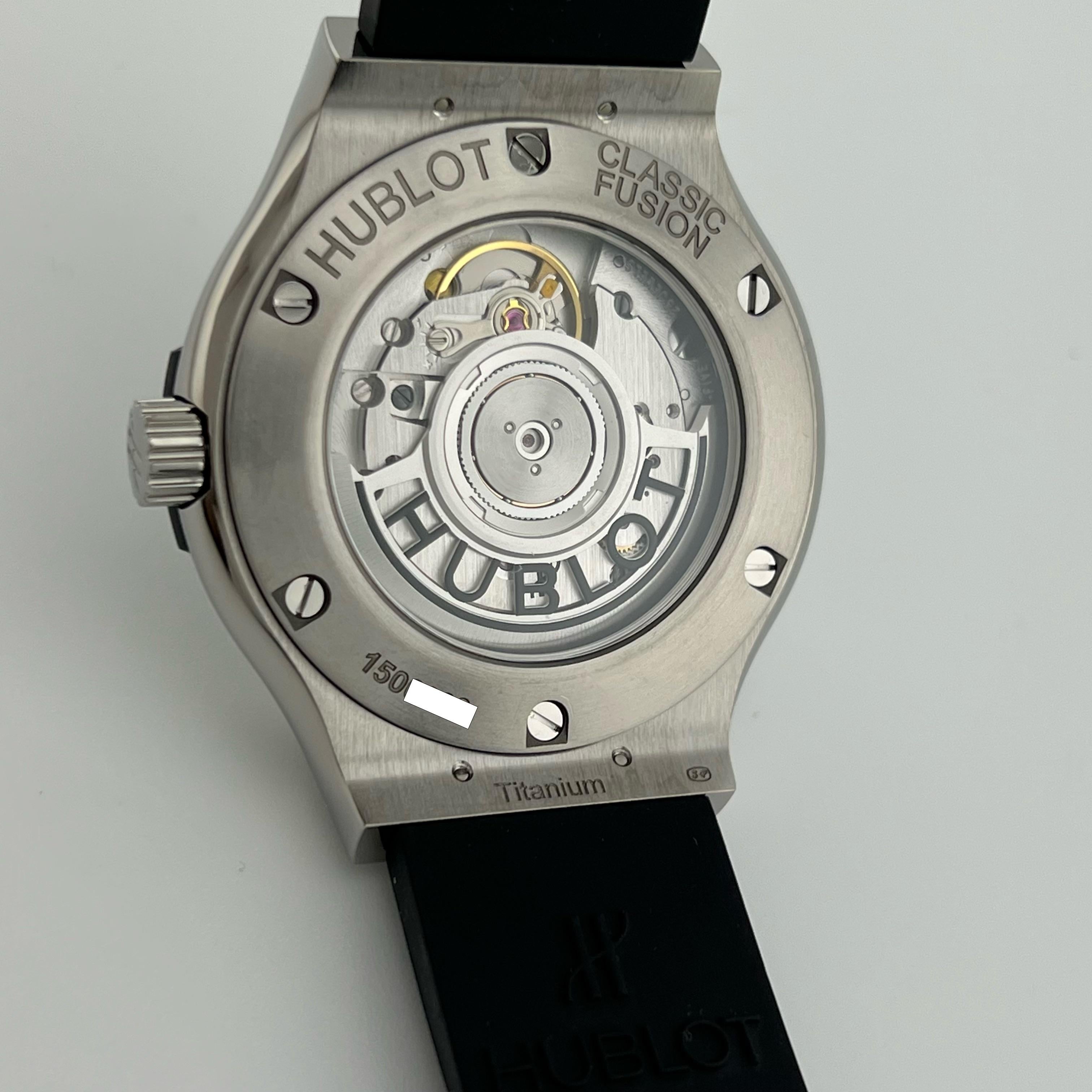Hublot Classic Fusion Automático 565.NX.1470.RX 38mm Caja de titanio en venta 5