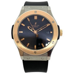 Hublot Classic Fusion Automatic Wristwatch, Titanium and 18 Karat Gold