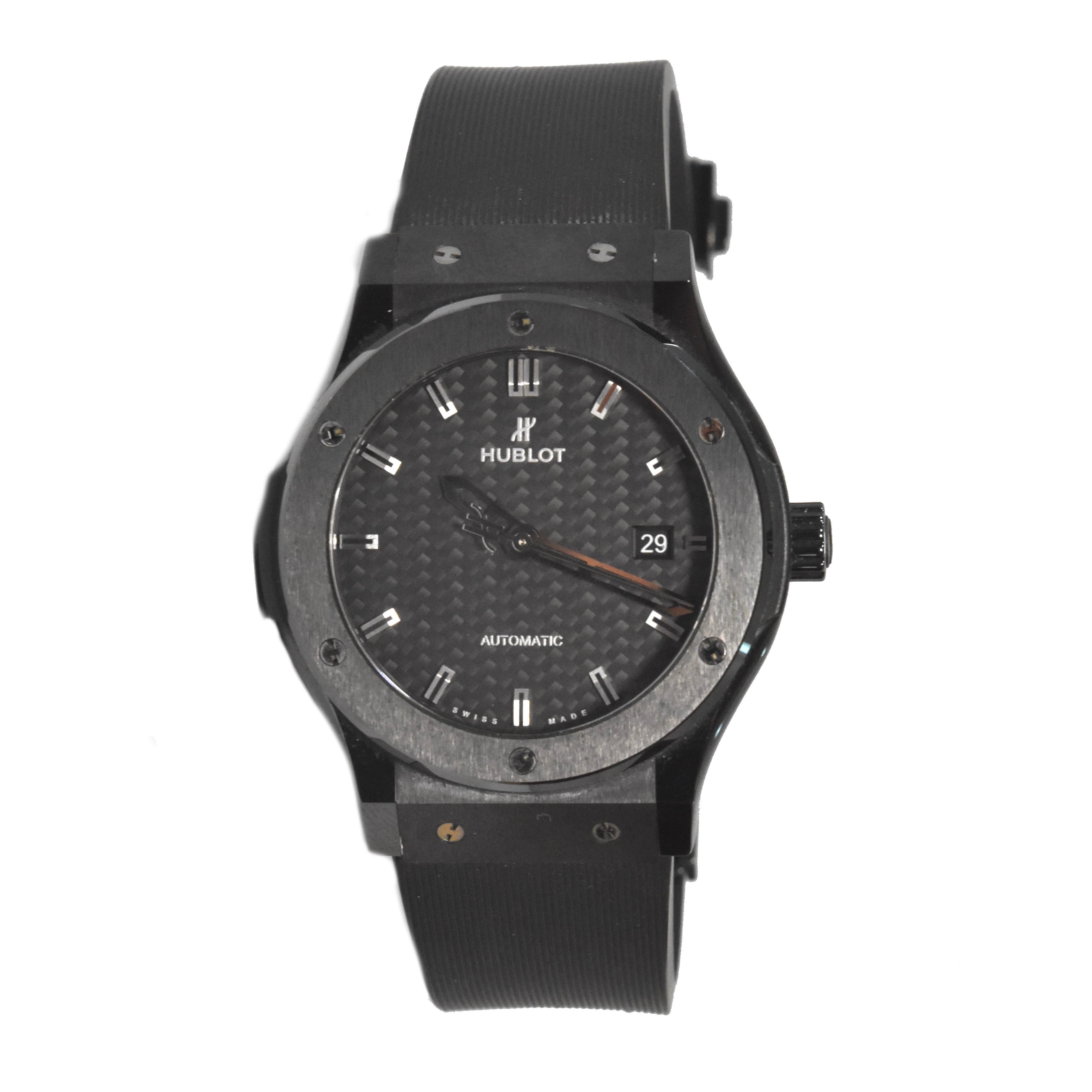 Women's or Men's Hublot Classic Fusion Black Magic Automatic Ref. 1770