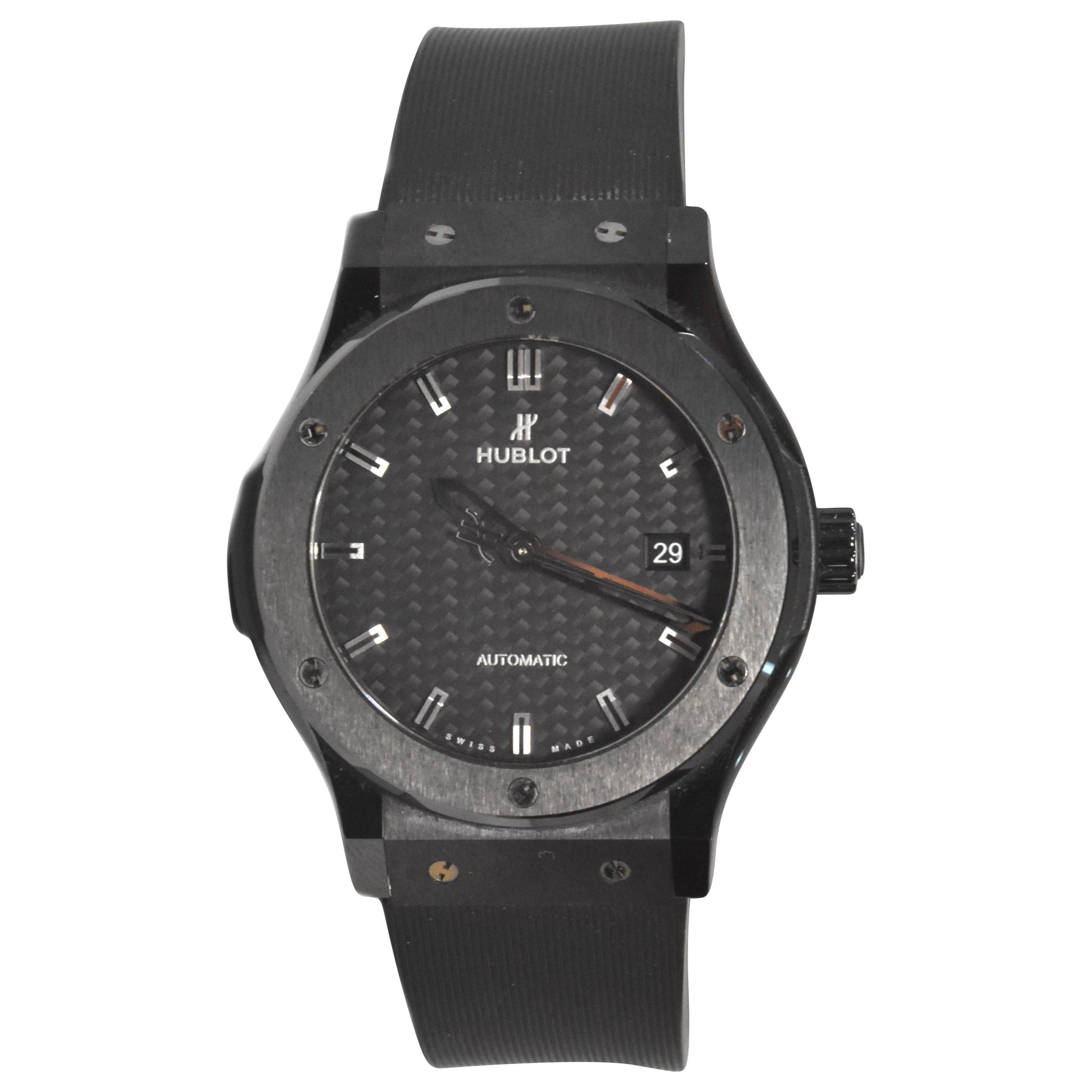 Hublot Classic Fusion Black Magic Automatic Ref. 1770 For Sale at 1stDibs