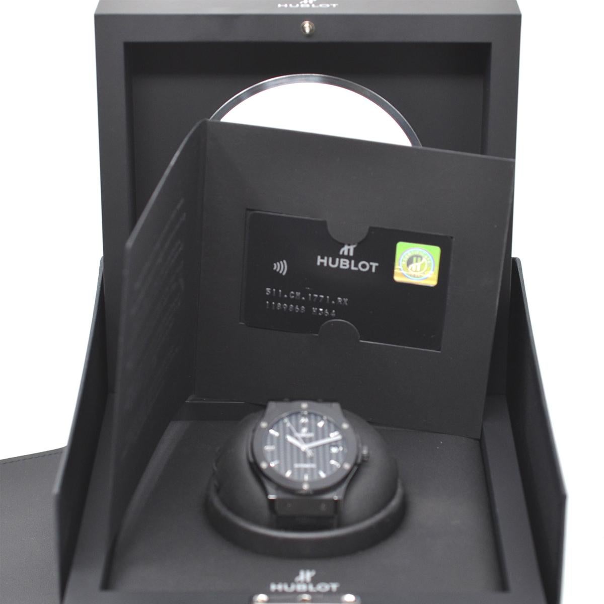 Hublot Classic Fusion Black Magic Ceramic Automatic Watch 3