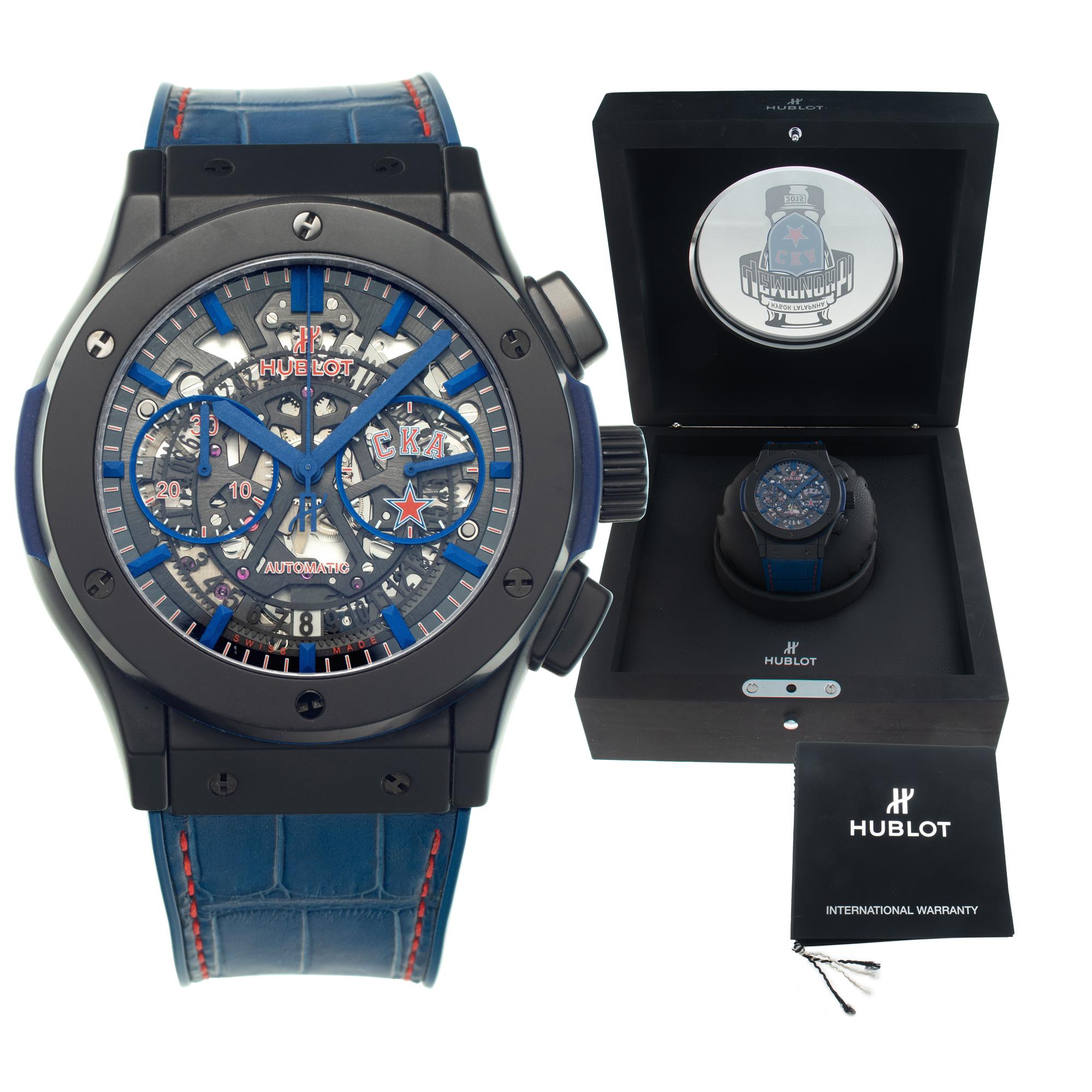 Hublot Classic Fusion ceramic Automatic Wristwatch Ref 525.CI.0123.LR.SKA16 3
