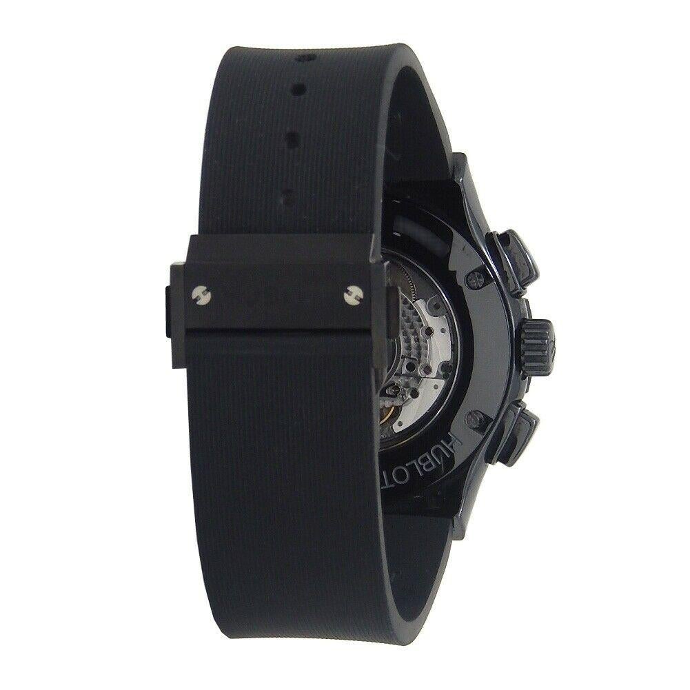 Men's Hublot Classic Fusion Chronograph Black Magic Ceramic Watch 541.CM.1771.RX For Sale