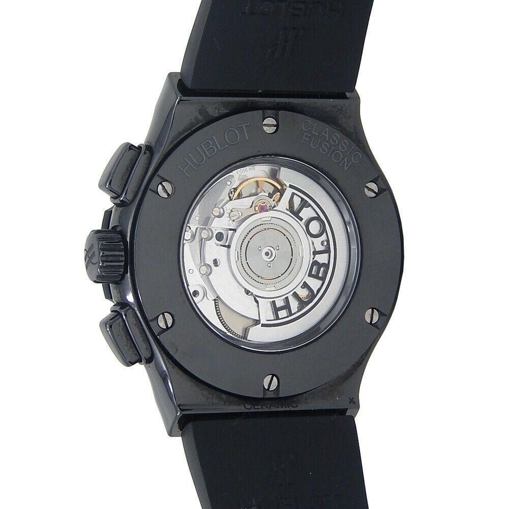 Hublot Classic Fusion Chronograph Black Magic Ceramic Watch 541.CM.1771.RX For Sale 1