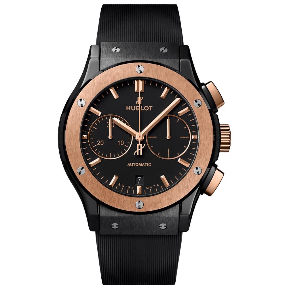 Hublot Classic Fusion Chronograph Ceramic King Gold Watch 521.CO.1181.RX